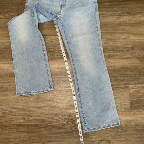 Levi's 725 Kick Bootcut Jeans Womens 28 Light Wash Mid Rise Boot Cut Denim - Picture 6 of 10